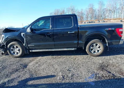 2022 Ford F-150 Lariat from USA, damaged, VIN 1FTFW1ED8NFB06808